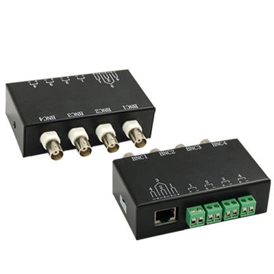 4 Channel Passive Video BNC to UTP RJ45 Balun Transceiver, QC204 4 Channel Passive Video BNC to UTP RJ45 Balun Transceiver, QC204